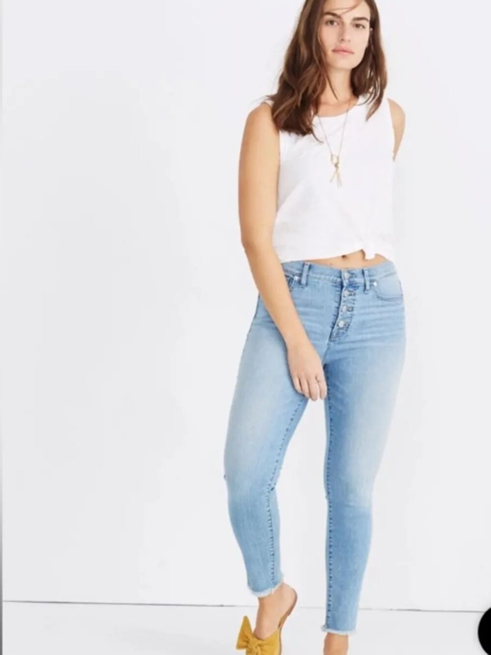 Madewell 9" High-Rise Skinny Crop Jeans | Size 27